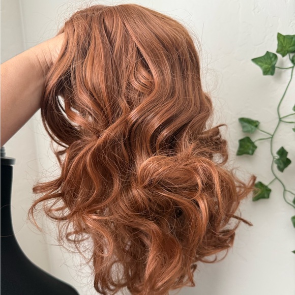 Curly Auburn Wig - Picture 3 of 4